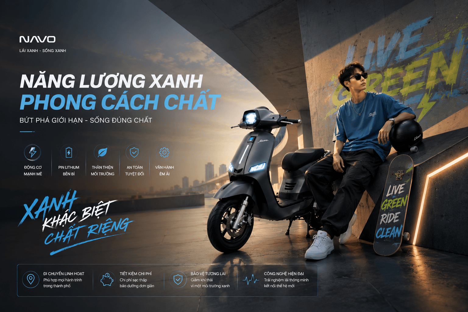 XE ĐIỆN NAVO – THƯƠNG HIỆU XE ĐIỆN THẾ HỆ MỚI CHO NGƯỜI VIỆT